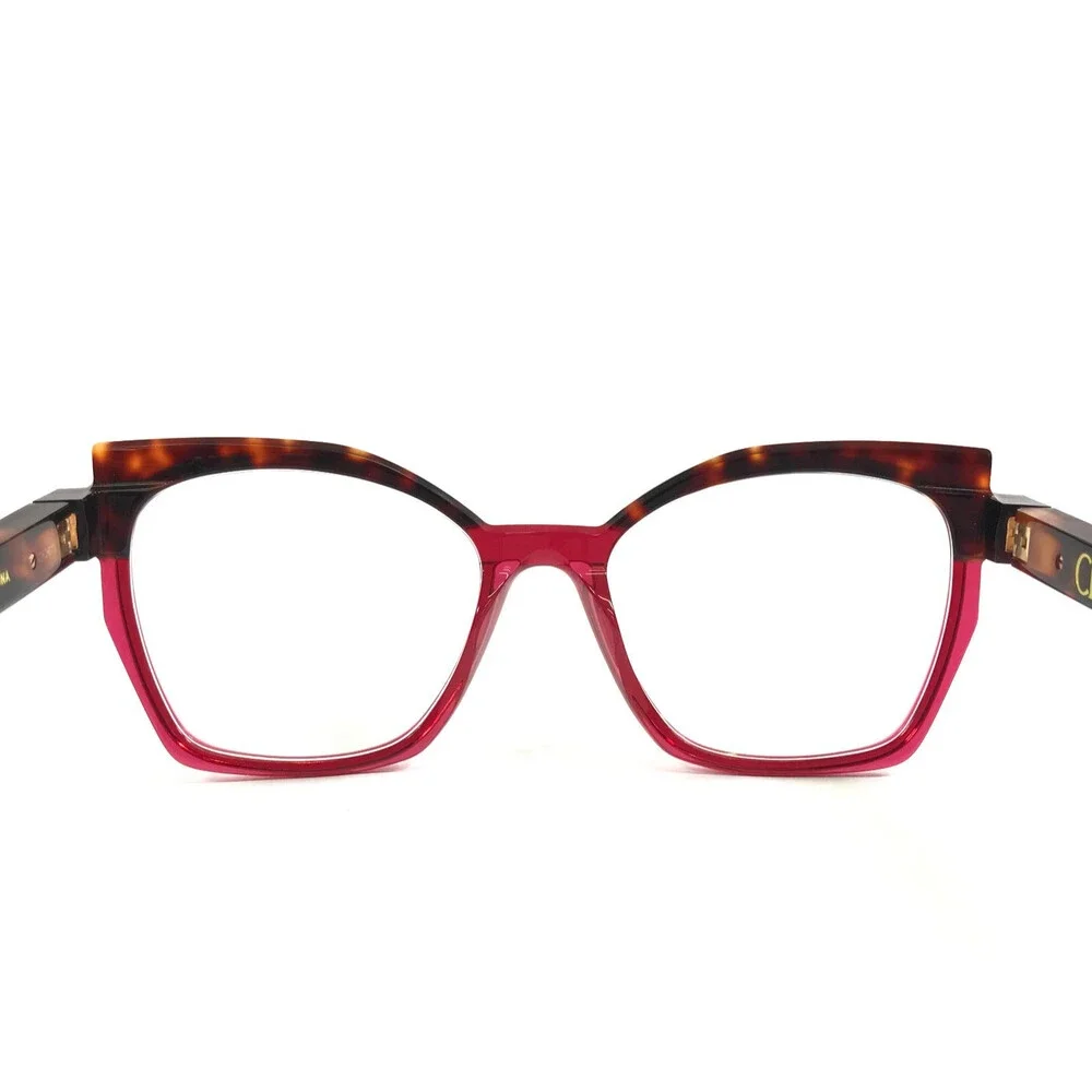 Etnia Barcelona Eyeglasses Frames CHROMA N39 HVRD Havana Red Brown 52-18-140